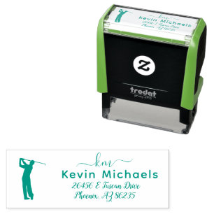 GOLF Theme Custom Personalisiert Permastempel