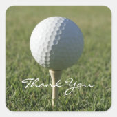 Golf Theme Danke Stickers (Vorderseite)