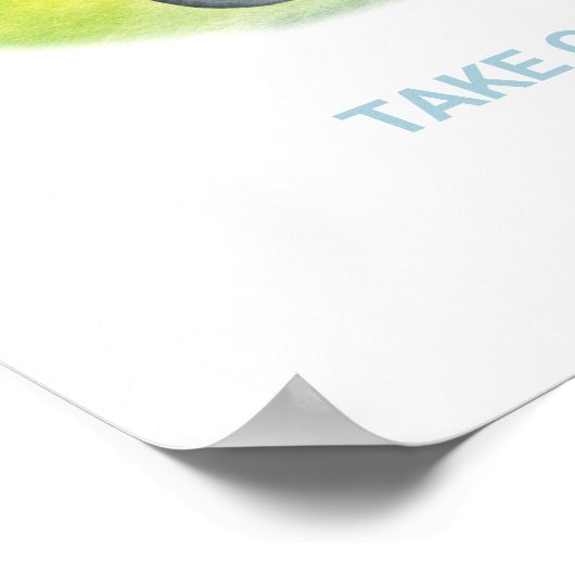 Golf Theme Fevor Sign Poster (Ecke)