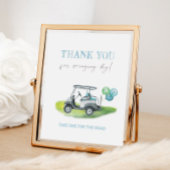 Golf Theme Fevor Sign Poster
