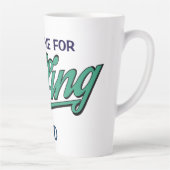 Golf Theme Funny Golfing Vater Grosse Latte Tasse (Rechts)