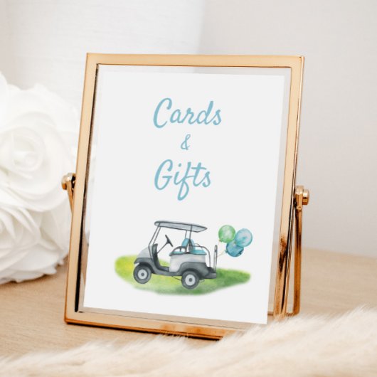 Golf Theme Geschenke Geburtstag Zeichen Poster