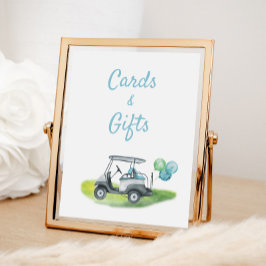Golf Theme Geschenke Geburtstag Zeichen Poster