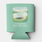 Golf Theme Green Party Dosenkühler (Rückseite)