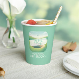 Golf Theme Green Party Pappbecher