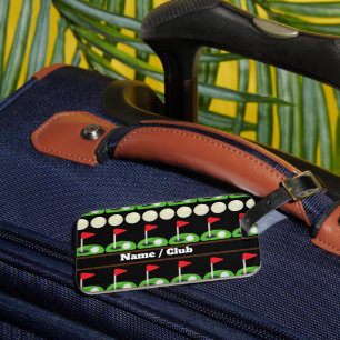 Golf Theme Luggage Tag Gepäckanhänger