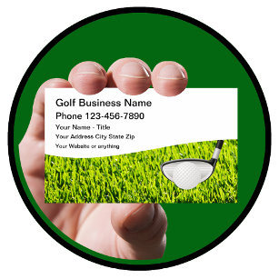 Golf Theme Moderne Visitenkarten Visitenkarte