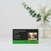 Golf Theme Moderne Visitenkarten Visitenkarte (Stehend Vorderseite)