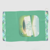 Golf Theme Par T-Shirt Personalisiert Golfhandtuch (Horizontal)