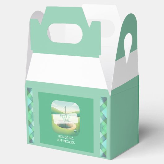 Golf Theme Party Fevor Box Geschenkschachtel (Geöffnet)