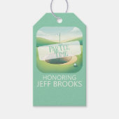 Golf Theme Party Geschenkanhänger (Vorderseite)