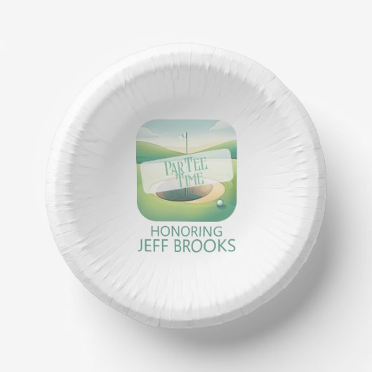 Golf Theme Party Pappteller (Vorderseite)