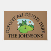 Golf Theme Personalisiert Doormat Fußmatte (Vorderseite)