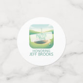 Golf Theme Personalisierter Tisch Confetti Konfetti (Klein Vorderseite)