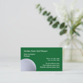 Golf-Theme professionell entwickelt  Visitenkarte (Stehend Vorderseite)