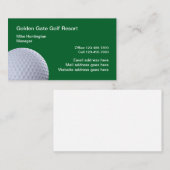 Golf-Theme professionell entwickelt  Visitenkarte (Vorne/Hinten)