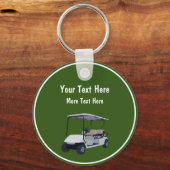 Golf Theme Promotions Schlüsselanhänger Golf Car T (Vorderseite)