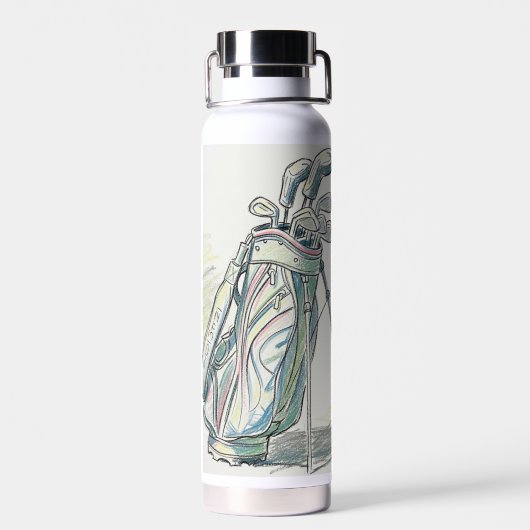 Golf Theme Trinkflasche (Rückseite)