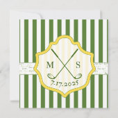 Golf Themed Einladung - "Par-T-Shirt" (Rückseite)