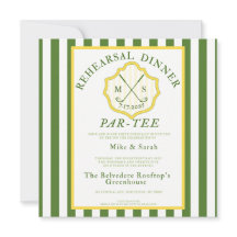 Golf Themed Einladung - "Par-T-Shirt"