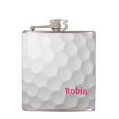 Golf Themed Flask Personalisiert Flachmann (Vorderseite)