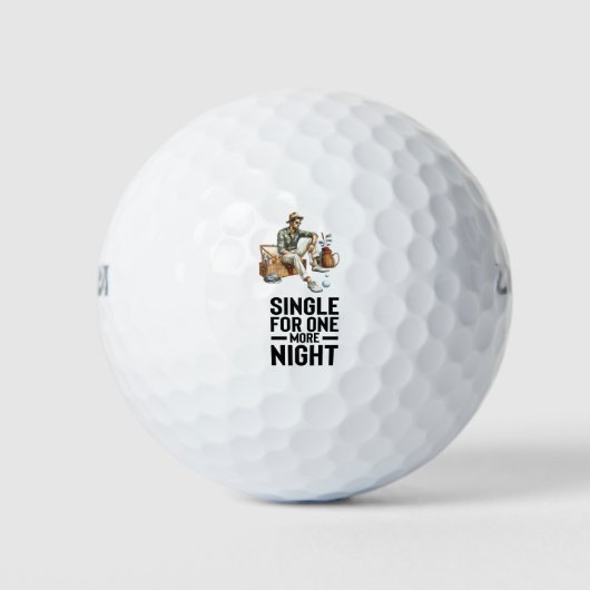 Golf themed for Bachelor Party  Golfball (Vorderseite)
