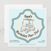 Golf Themed Geburtstagsparty Einladung (Vorne/Hinten)