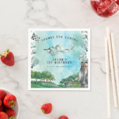 Golf Themed Geburtstagsparty Napkins Serviette (Beispiel)