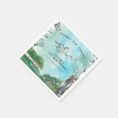 Golf Themed Geburtstagsparty Napkins Serviette (Ecke)