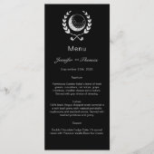 Golf Themed Hochzeit Menükarte (Vorderseite)