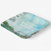 Golf Themed | Par-T-Shirt-Papier-Teller zum Geburt Pappteller (Gewinkelt)