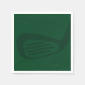 Golf-Themen-Geburtstagsservietten Serviette (Vorderseite)