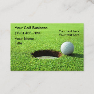Golf-Themen-Geschäftskarten Visitenkarte