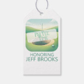 Golf-Themen Geschenkanhänger (Vorderseite)