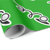 Golf-Themen-Geschenkpapier Geschenkpapier (Rolleneckpunkt)