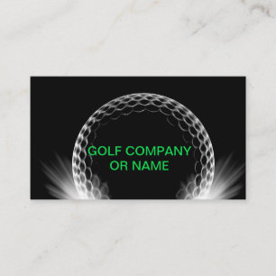 Golf-Themen-Trainer-Instructor Visitenkarte