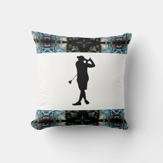 Golf Throw Kissen 4 (Vorderseite)