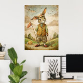 Golf-Tier-Plakat Poster (Heimbüro)