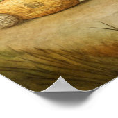 Golf-Tier-Plakat Poster (Ecke)