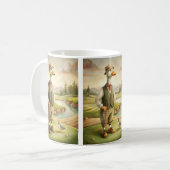 Golf-Tier-Tasse Kaffeetasse (Vorderseite Links)