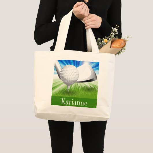 Golf Tote Bag Jumbo Stoffbeutel (Vorderseite (Produkt))