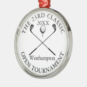 Golf Tournament Classic Event Award Ornament Aus Metall (Links)