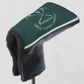Golf Tournament Classic Event Emerald Green Headcover (3/4 Vorderseite)