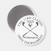 Golf Tournament Classic Event Magnet (Vorderseite/Rückseite)