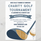Golf Tournament Event Custom  Flyer (Vorne)