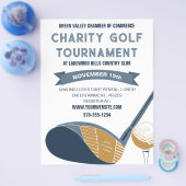 Golf Tournament Event Custom  Flyer (Einzeln)