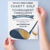 Golf Tournament Event Custom  Flyer (Hand)
