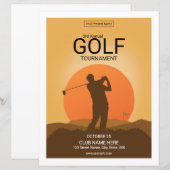 Golf Tournament Flyer Template (Vorne/Hinten)