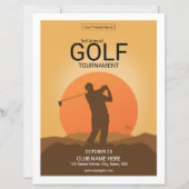 Golf Tournament Flyer Template (Vorderseite)
