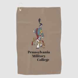 * GOLF TOWEL (braun) mit PMC-Logo Golfhandtuch